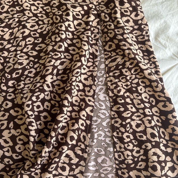 SHEIN Leopard Print Brown Skirt - Picture 3 of 5